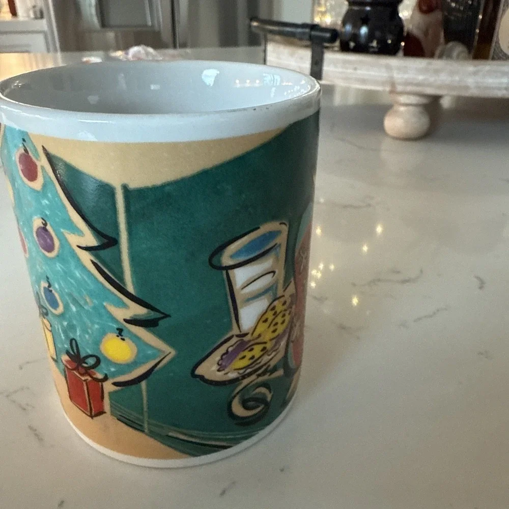 STARBUCKS 'Home For The Holidays'  by Mary Graves Ceramic Collectable Mug